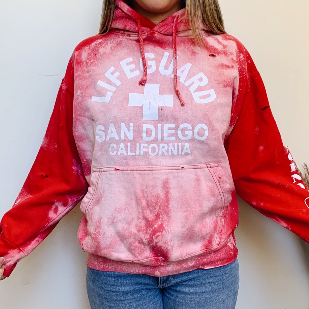 CUSTOM Vintage San Diego Lifeguard Sweatshirt